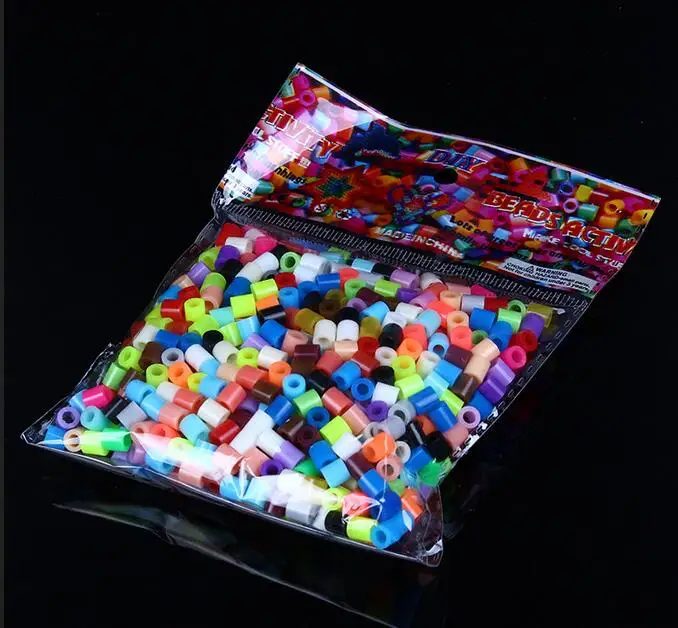 

500 шт./пакет 5 мм hama perler бисер EVA дети DIY Ручная работа предохранитель бисера интеллект развивающие игрушки ремесла