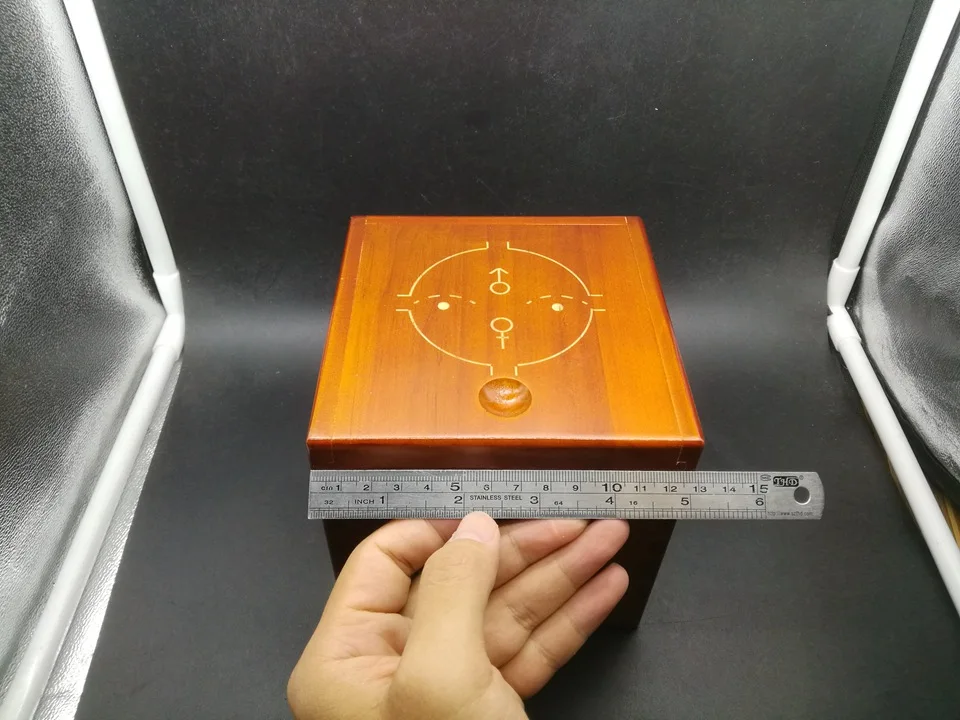 Деревянная жесткая головоломка, коробка, сложная 3D лабиринт, головоломка, игра, игрушка, новинка, монета, копилка, подарок для детей