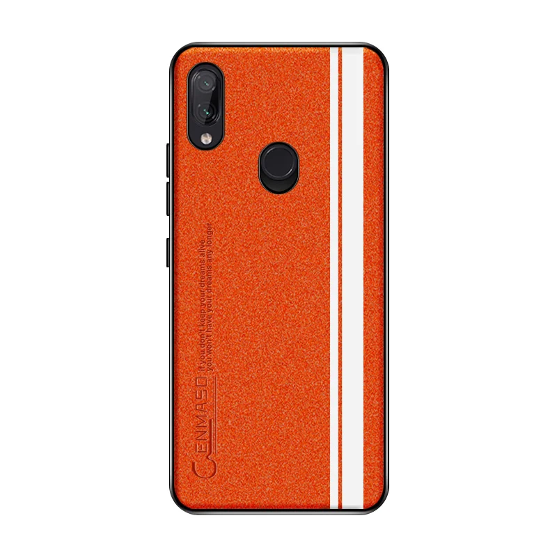 Красный mi Note 7 Чехол из Жемчужной кожи ультра тонкий силикон мягкий край XIAO mi Redmi Note 7 Pro Xiao mi Redmi Note 7 Чехол Note7 задняя крышка