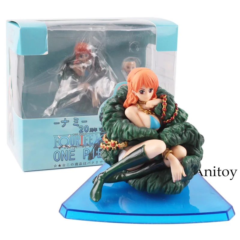 E Одна деталь фигурка аниме 20th anniversary Ver. Луффи Зоро игрушки Санджи и нами Чоппер Усопп Робин Фрэнки блюк фигурка игрушка 19 см - Цвет: E