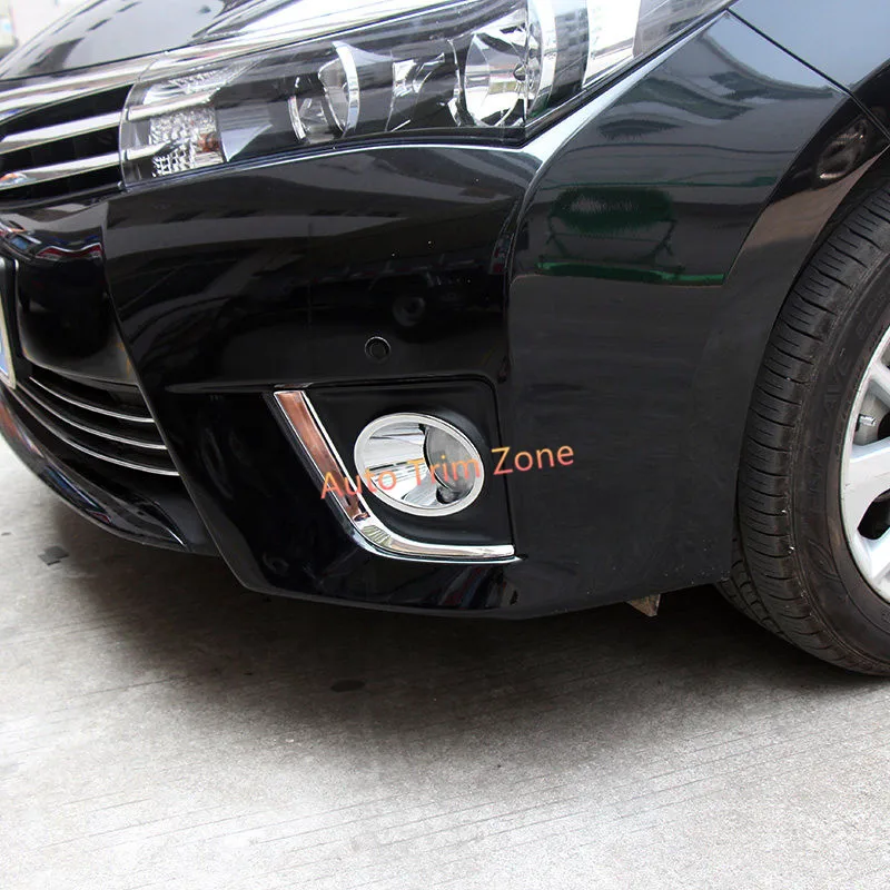 Внешний передний противотуманный светильник ABS 2 шт. круглый для Toyota Corolla E170 2014-2016