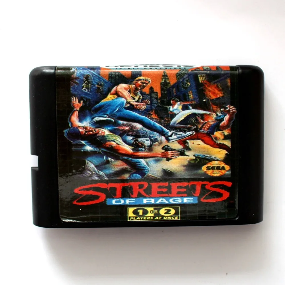 Улицы ярости 16 бит SEGA MD карточная игра для Sega игры Mega Drive Genesis|streets of rage|mega drive cardsega