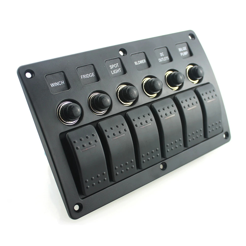 Новый автомобильный Морской Электрический 6 банд красный светодиодный