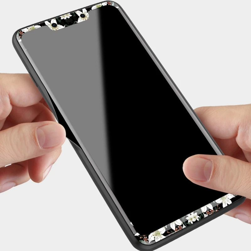 Стеклянный чехол UPaitou для Huawei Nova 3 3i 3e закаленное стекло задняя крышка Бесплатная