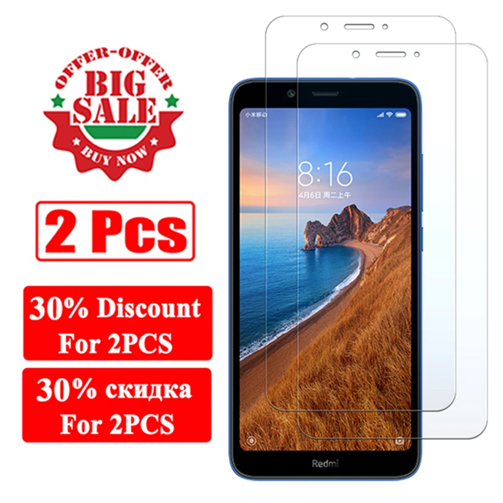 9H Protective Glass On The For Xiaomi Redmi 7a Screen Protector for redmi 5a Tempered Glass for Redmi 4a A7 A6 A5 A4 Safety Film