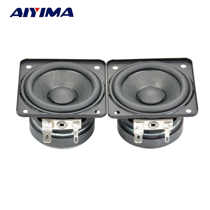 AIYIMA 2 шт. дюймовый аудио портативный спикер полный диапазон динамик 4Ohm 5 Вт