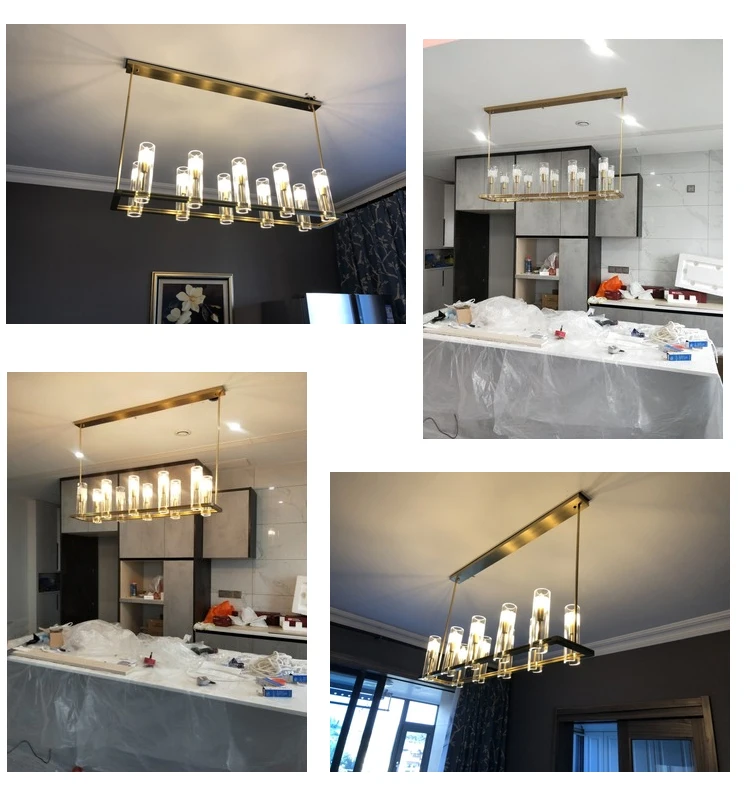 Полностью медный пост-современный светильник роскошная модель для комнаты