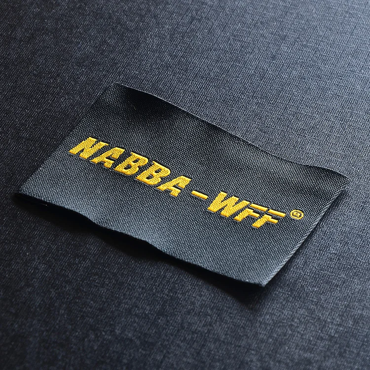 

custom clothing shirt jacket woven labels/garment tags printing/logo brand name/embroidered main tag/collar label