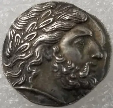 Редкий старинный греческий монета-415 Tetradrachm копия монет