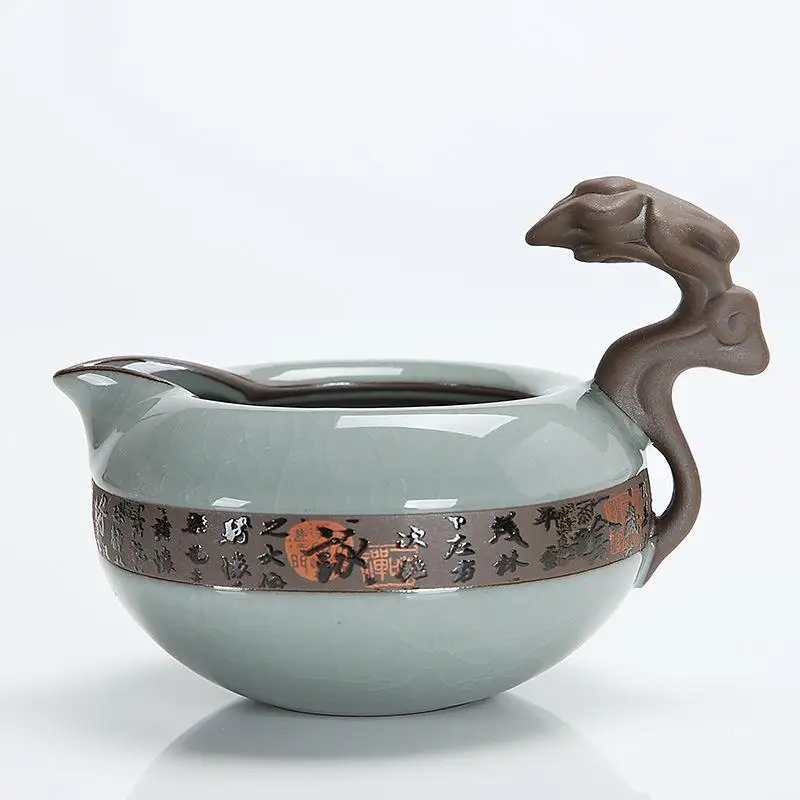 Оптовая продажа китайский керамический буддистский чайный набор Gaiwan чайные