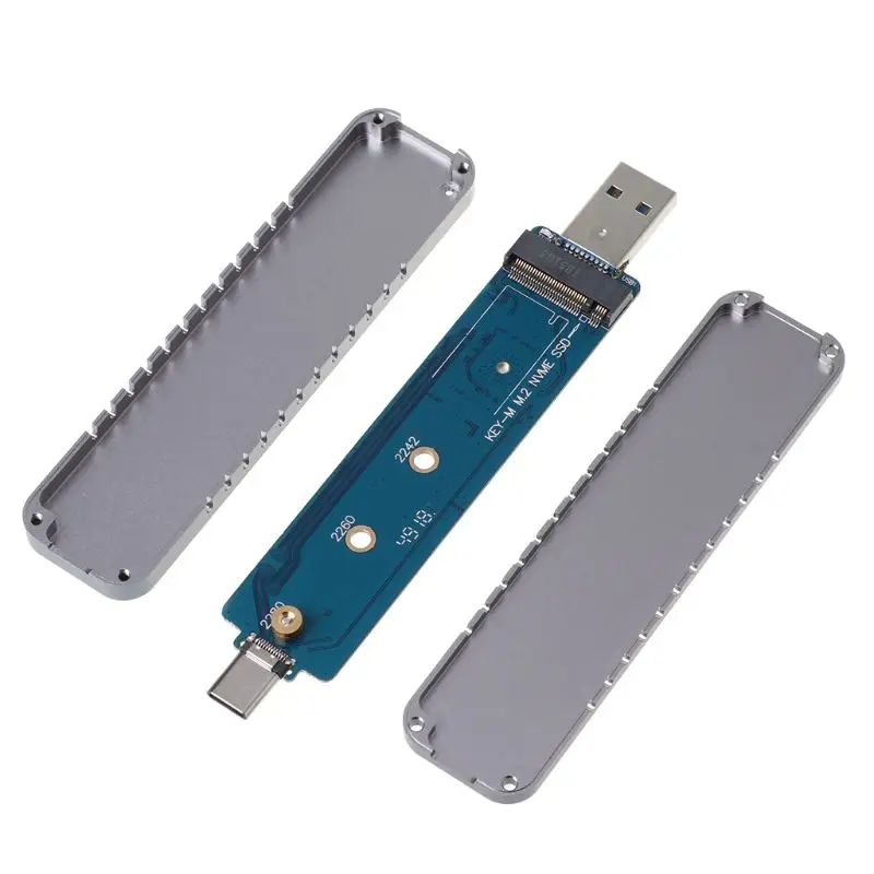 NVMe M.2 корпус SSD на USB 3 1 Type C и A адаптер конвертер для PCI e (ключ M) SSD|Компьютерные