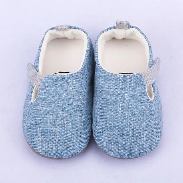 Blue Ezeleven/; хлопковая ткань высокого качества; детская обувь для мальчиков и девочек - Цвет: Blue