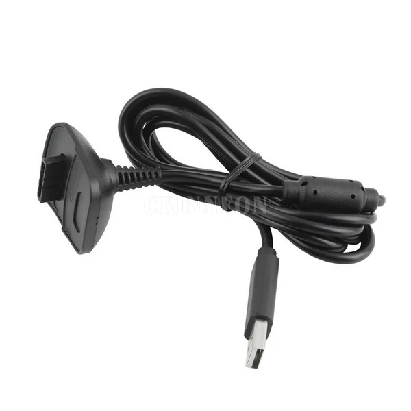 

1000 шт./лот DC 5 в черный 1,5 м USB-кабель для зарядки NI-Cable CA USB зарядное устройство для Xbox 360 беспроводной игровой контроллер