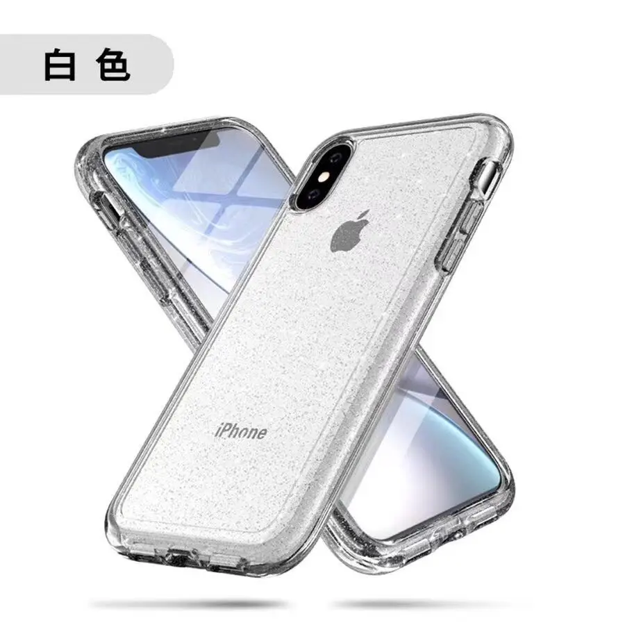 Роскошный блестящий противоударный жесткий чехол для Apple iphone 6 7 8 Plus X XR XS Max