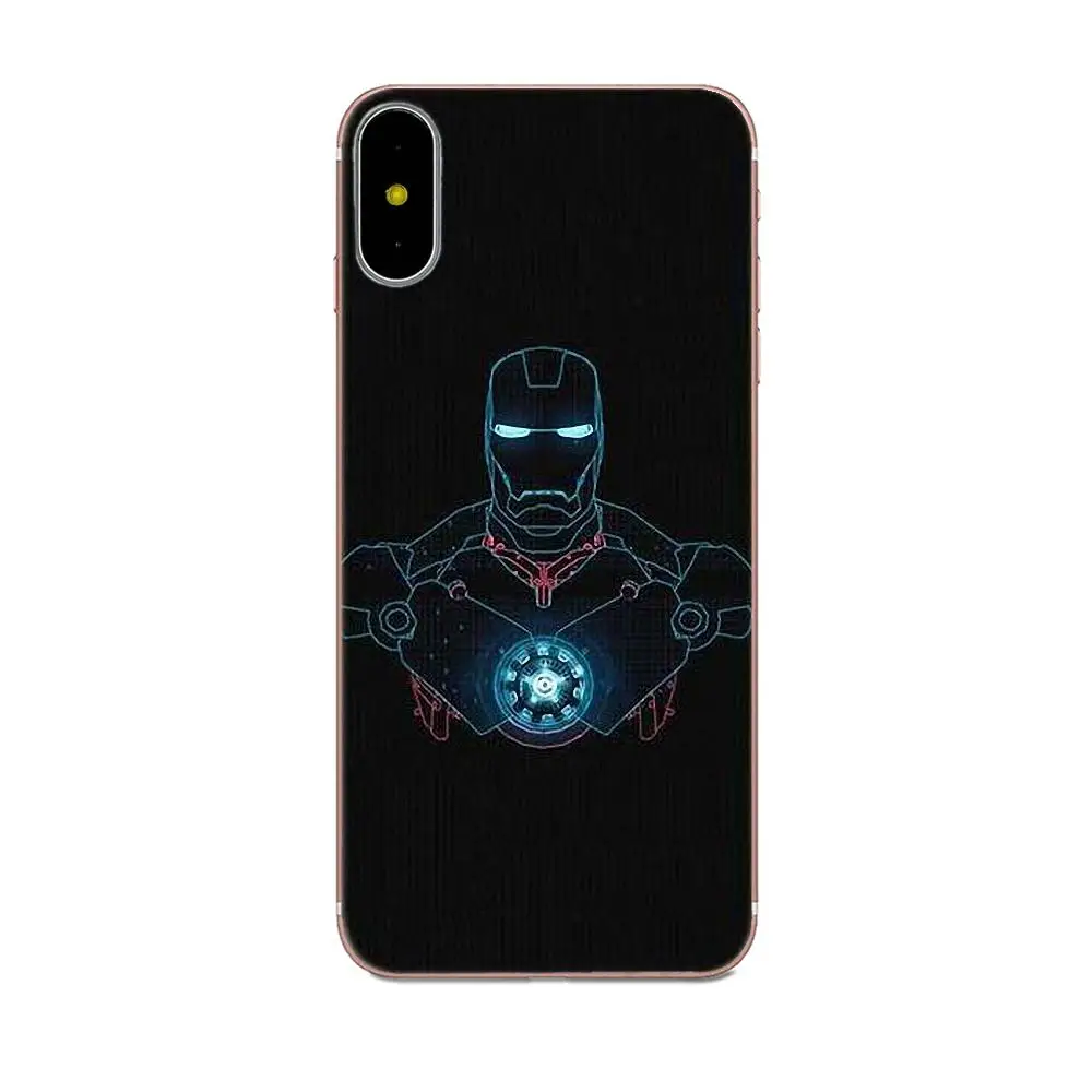 Чехол из ТПУ с изображением Тони Старка Марвел Железного человека для HTC 530 626 628 630