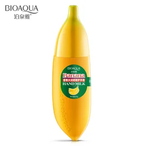 Крем для рук BIOAQUA Banana Milk 40 г, увлажняющий, питающий, антиобтекающий, для ухода за кожей рук