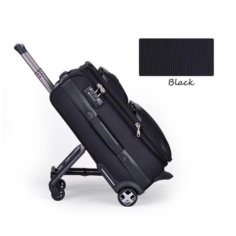 20 inch Letrend Multifun, мужская деловая багажная сумка на колесиках, чемодан для путешествий, чемодан на колесиках, Оксфорд, тележка, для переноски, для женщин, пароль, багажник - Цвет: 20 inch
