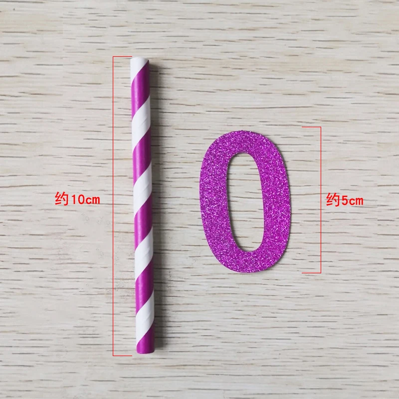 2bags 20pcs DIY Number Stick Cake Decor Ice-cream Cupcake Toppers Picks Boy Girl Kids Birthday Party Festival Dessert | Дом и сад