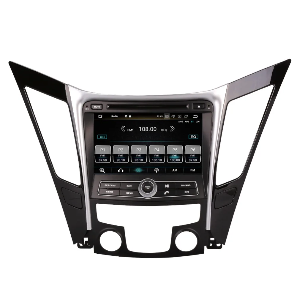 Android 8 0 Восьмиядерный 4 Гб ОЗУ автомобильный DVD плеер GPS навигация для Hyundai Sonata I40 I45
