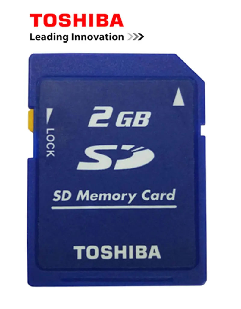 Toshiba 2 Гб Class2 SD M02G карта памяти Micro Стандартный безопасный для видеокамер и