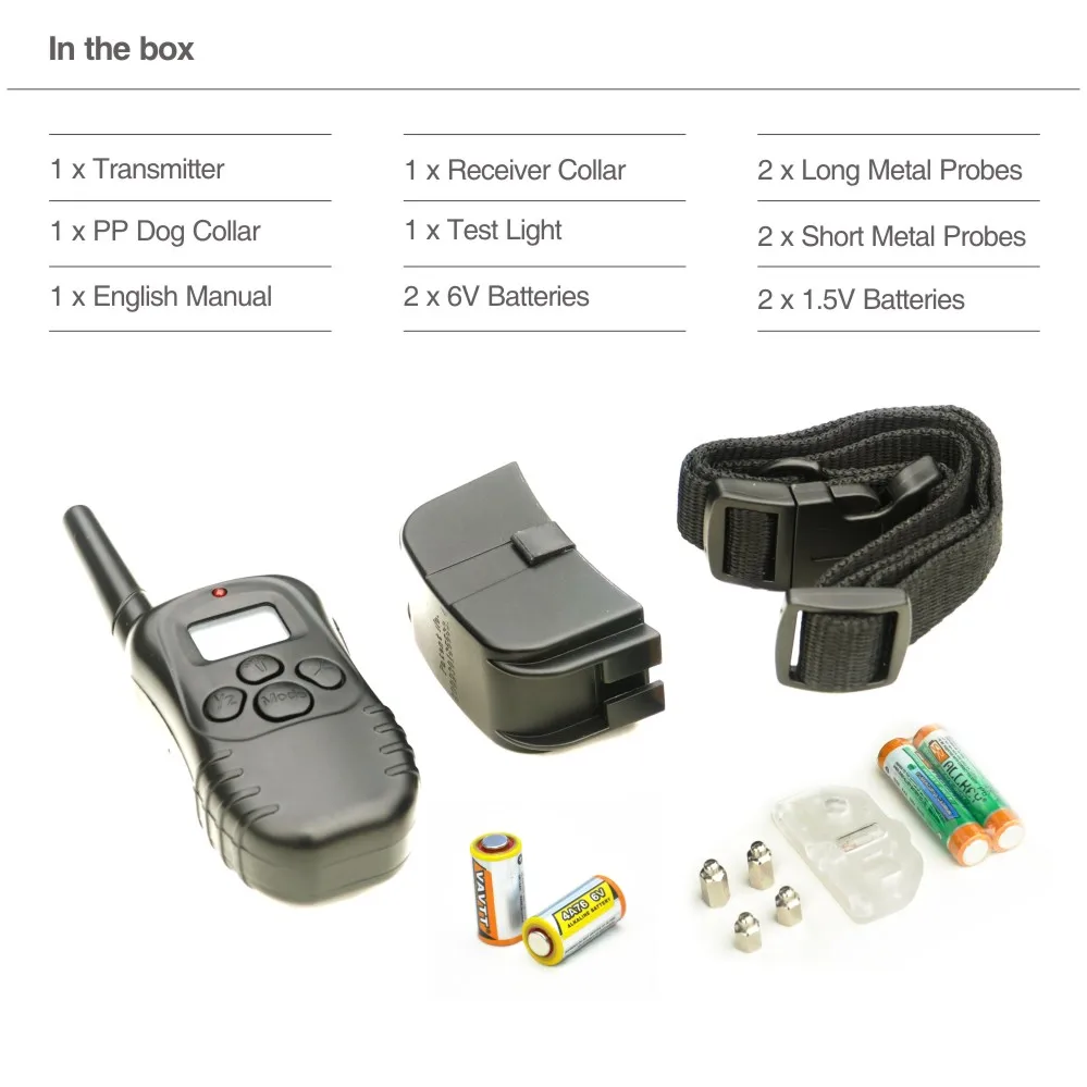 Собака Электронных Шок Дистанционного Управления Кора Ошейник Pet Тренер