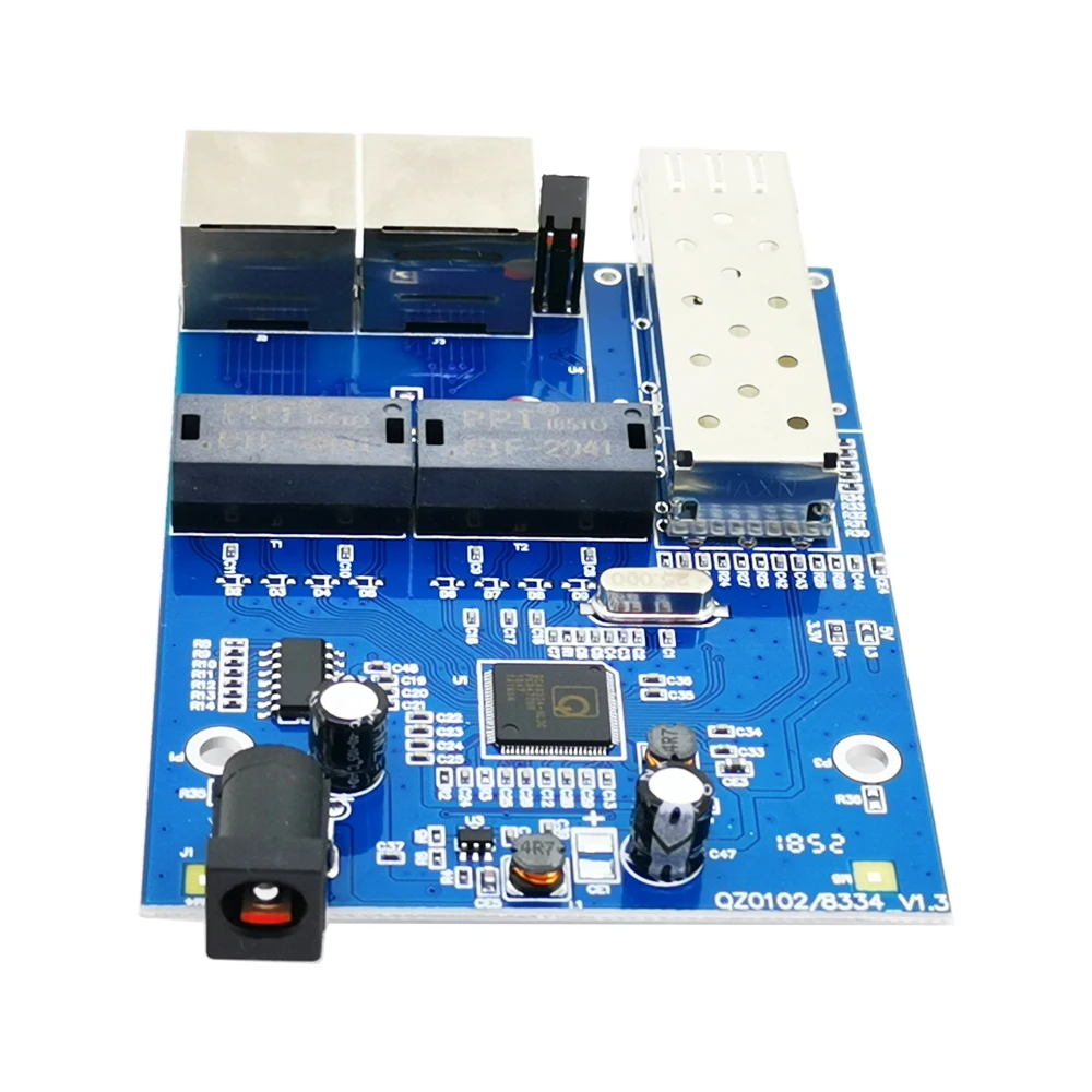 Оптоволоконный преобразователь GIBCSFP на 2 RJ45 гигабитный медиаконвертер GPON/OLT 1000