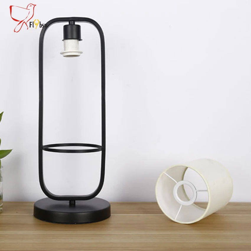 Modern simple Potted Plant table lamp bedroom/retaurant/cafe/bar decorative garden style iron&glass desk | Лампы и освещение