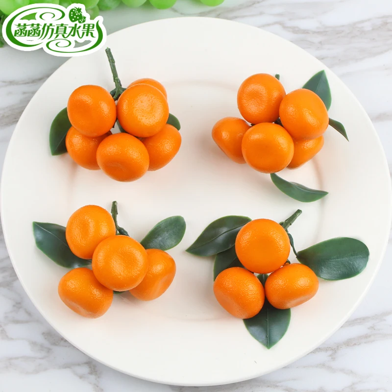 Искусственные фрукты апельсин с песком kumquat модель shatangju сахар мед|artificial fruit|artificial