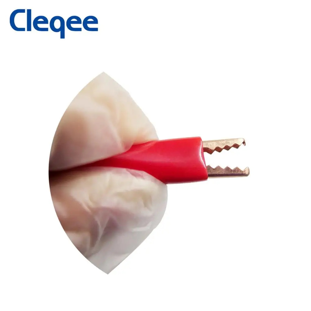 Фото Cleqee P1044 5 шт. 4 мм Штабелируемый Банановый штекер к Alliagtor испытательные выводы Cleqee P1044 5 шт. 4 мм Штабелируемый Банановый штекер к Alliagtor испытательные выводы