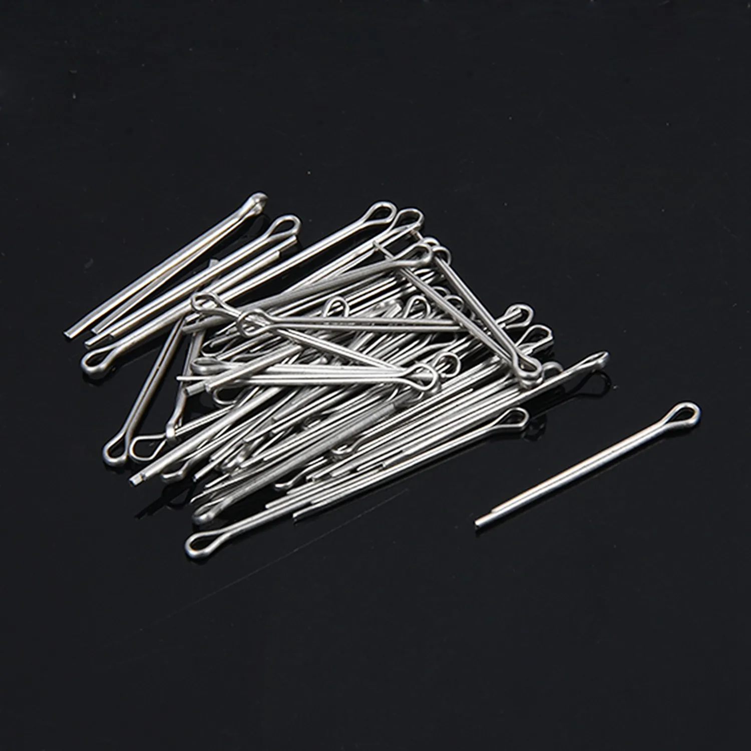 M1.2x16mm 304 Нержавеющая сталь сплит котел булавки серебристого тона 50 шт|Дверные