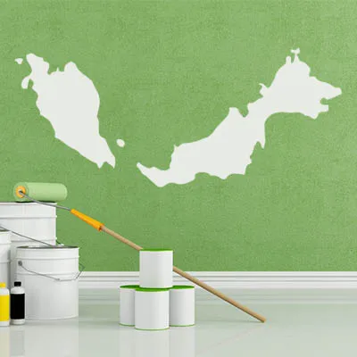 Малазийская карта Глобус земля страна настенный виниловый стикер на заказ