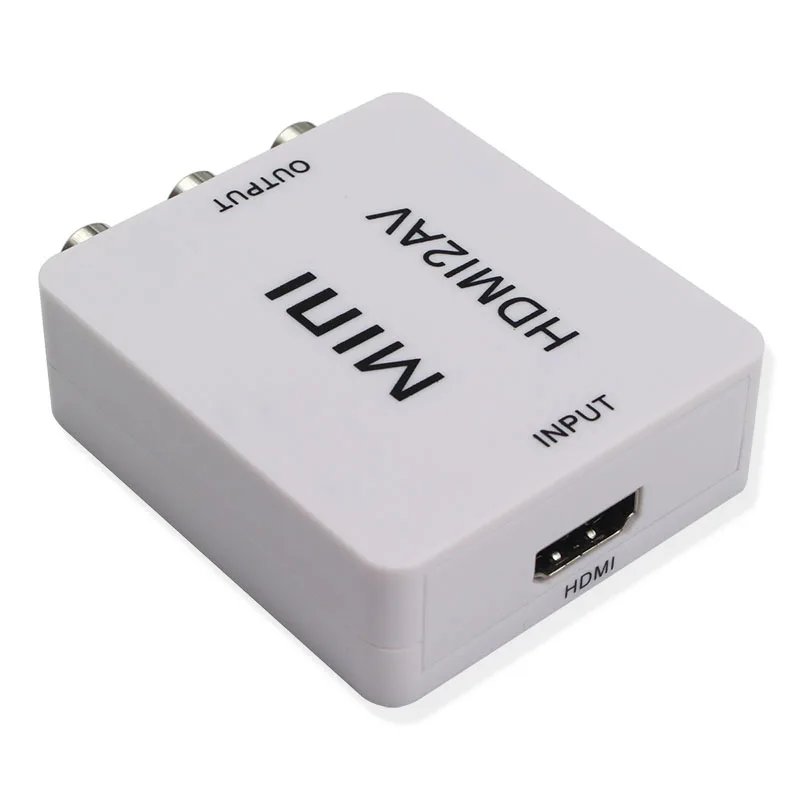 1080P HDMI в AV/RCA/CVBS композитный видео аудио конвертер адаптер поддерживает PAL/NTSC USB