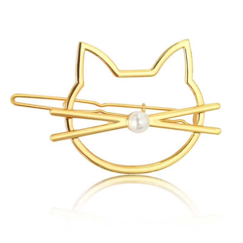 

1 Pcs Lovely Hair Accessary Gifts Cute Animal Cat Head Hair Clip Barrettes Girls