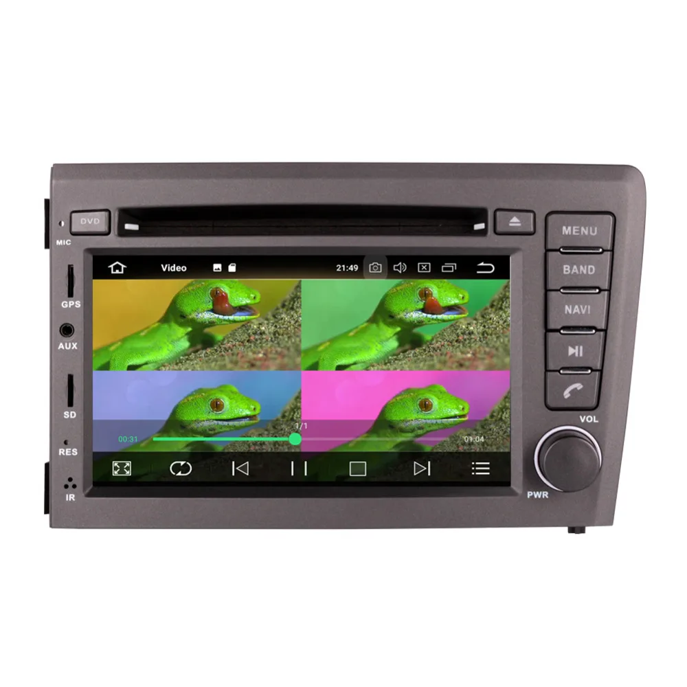 Автомобильный DVD-плеер с GPS-навигацией Android 9 0 Octa Core 4 Гб ОЗУ CD DVD видео плеер для Volvo