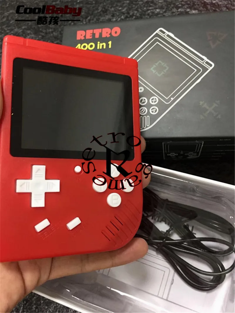 DHL Coolboy ретро мини 2 портативная игровая консоль эмулятор Встроенный 400 игр