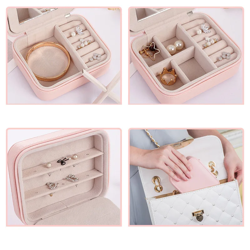 Женская коробка косметический Органайзер для упаковки ювелирных изделий