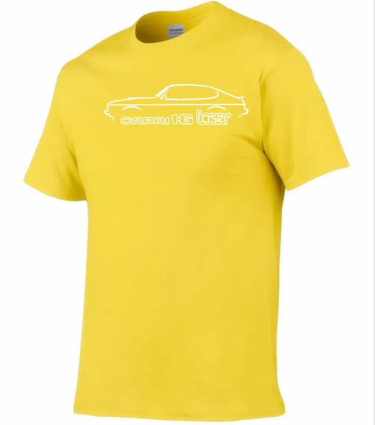 AUTOTEES футболка для FORD Ретро 80-х годов Капри 1 6 Лазерная Классическая машина