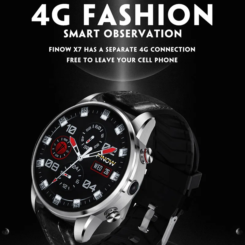 Роскошные умные часы 4G, круглые часы на Android, телефон MTK6739, четырехъядерный Смарт-часы для мужчин, 1,39 дюймов, AMOLED часы vs Ticwatch KW88