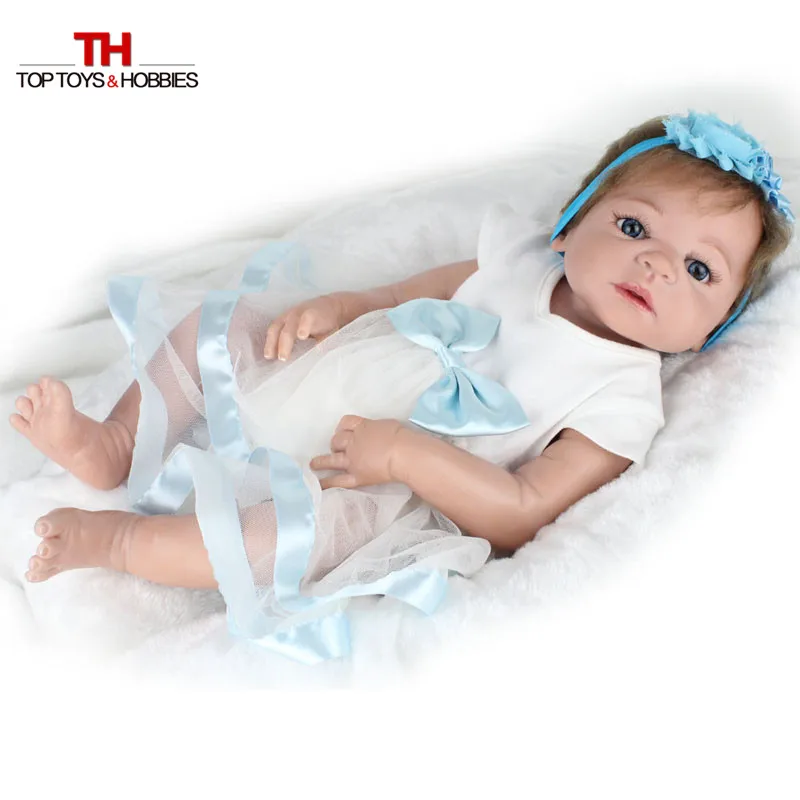 Игрушки для мальчика 48 см Reborn Baby Dolls Alive boy Baby Dolls цельный силикон в комплекте Vinly Boneca BeBe Reborn Collects
