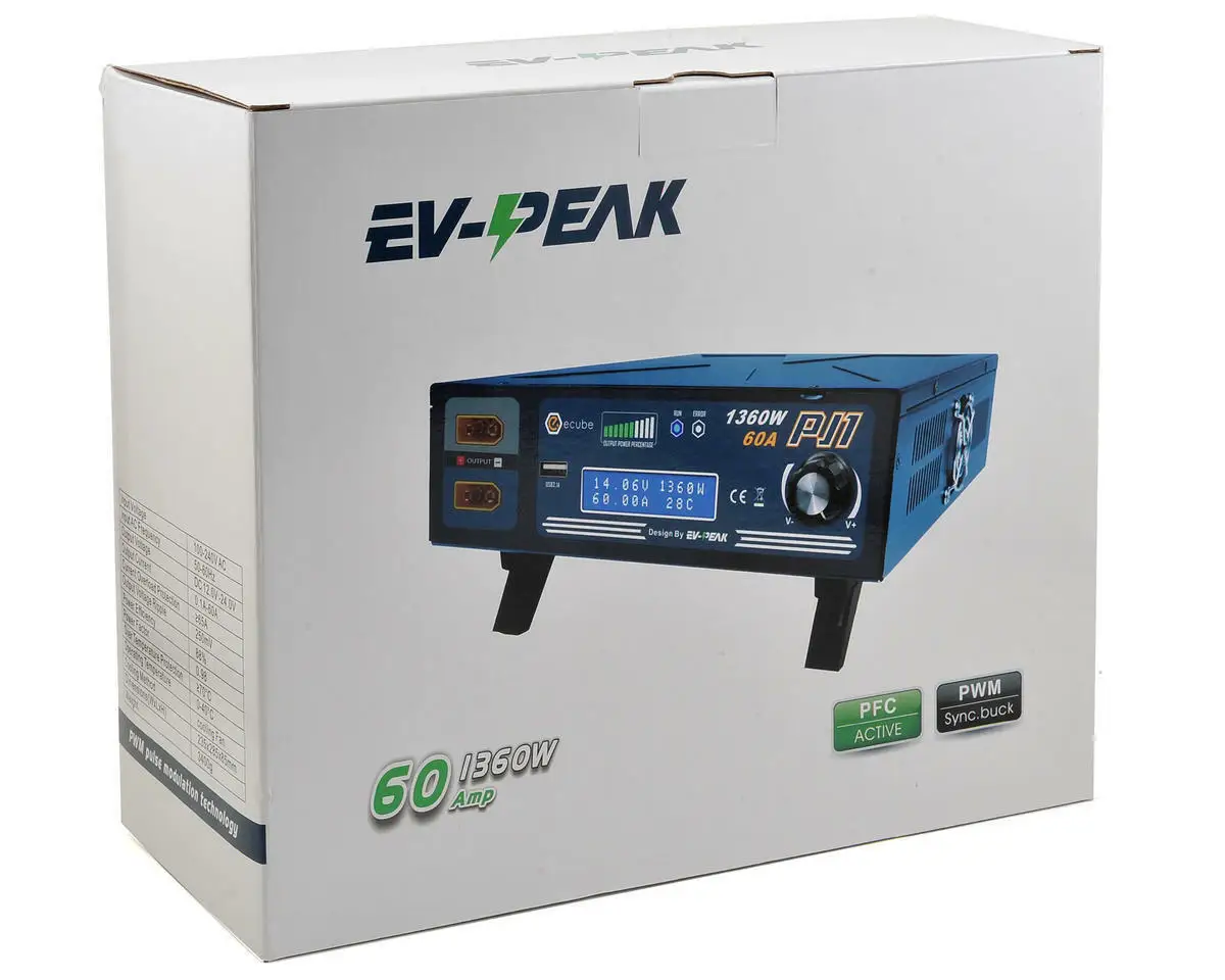 Детали Aerops о блоке питания ProTek RC EV Peak PJ1 eCube 1360 Вт с usb портом (12 24 В/60 А/1360 Вт)|Детали и