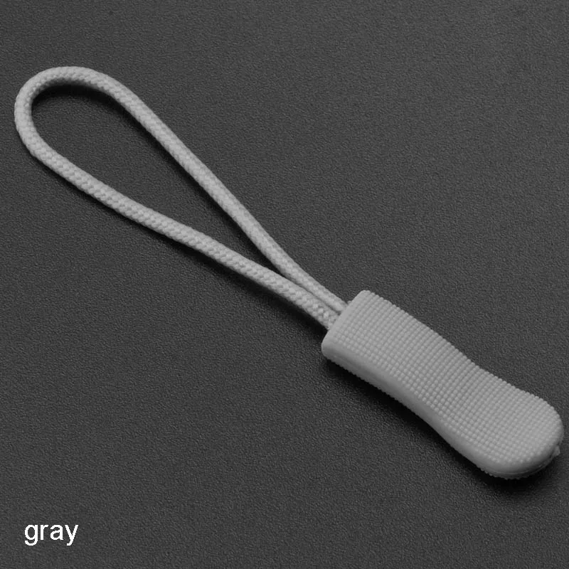 gray Прочный багажный рюкзак на молнии, 20 шт., аксессуары для одежды, многоцветные вытяжные ремни, шнур на молнии, сделай сам, одежда для шитья, лариат - Цвет: gray