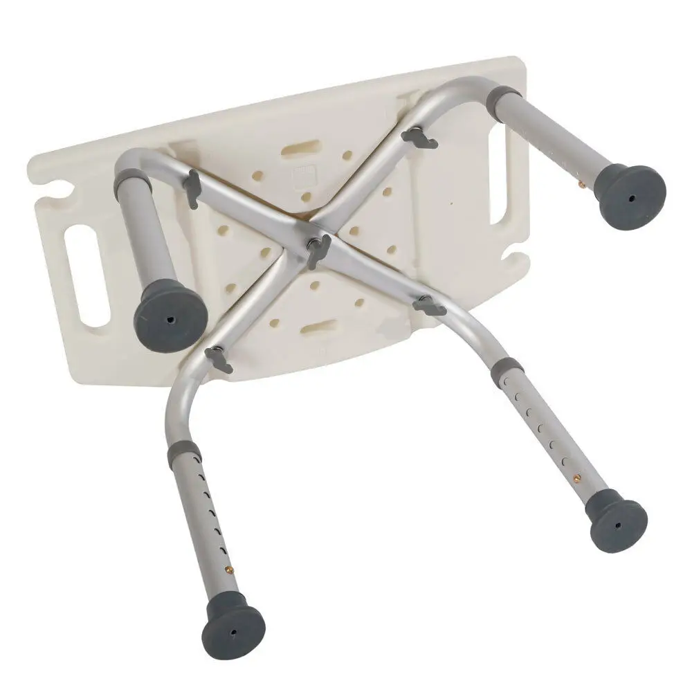 Aid Seat Bathroom and shower chair Without Back Chair Height Adjustable Non Slip Toilet Disabled Home Adult Elderly Kids | Мебель