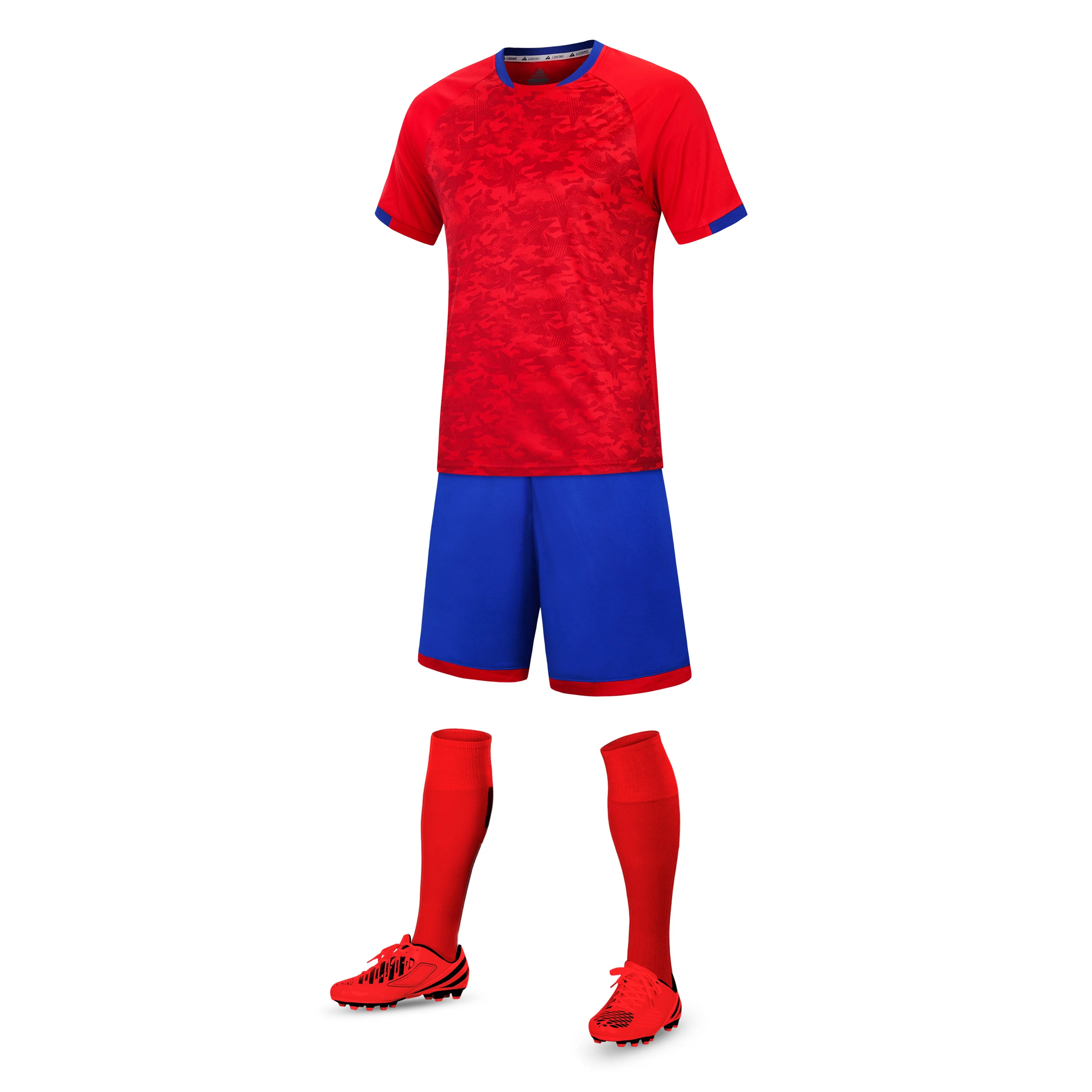 LiDong Новое взрослое/футбольное Джерси для детей Футбольная форма Быстросохнущий