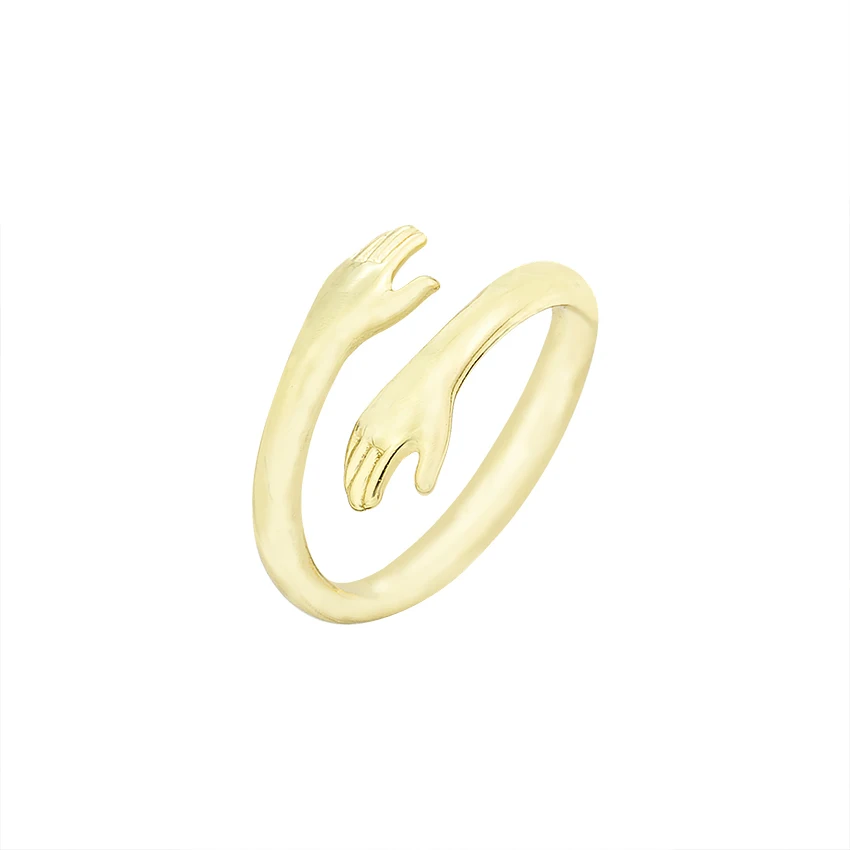 Boho регулируемые двойные кольца для пальцев медные ювелирные изделия Простое