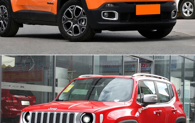 Doxa Автомобильная фара для Jeep Renegade- светодиодные фары DRL ходовые огни биксеноновый луч ангельские глазки Автомобильная фара