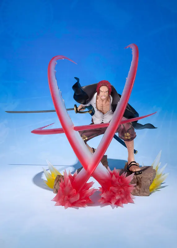 PrettyAngel-Подлинная Bandai Tamashii Наций Figuarts ZERO ONE PIECE Shanks-Haoh Color Haki-коллекция фигурок |
