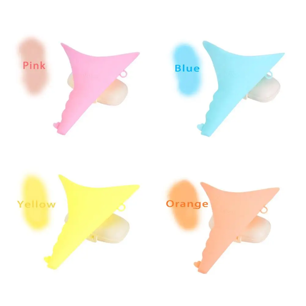 Портативная Женская мочалка многоразовая Мягкая силиконовая подставка Воронка