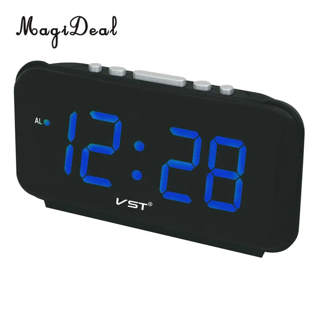 Светодиодный Будильник MagiDeal будильник с будильником для домашней спальни +