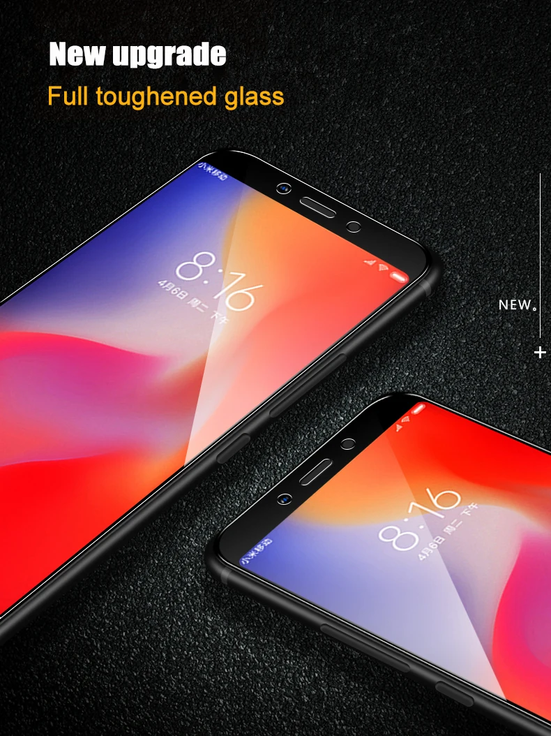 2 шт./лот закаленное стекло для Xiaomi Redmi 6 6A Pro Xiaomi Pocophone F1 защита экрана против Blu-Ray стекло для Xiaomi F1