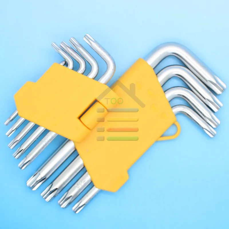 9 шт. CR-V комплект отверток звезда Torx ключ вскрытия профессиональный инструмент T10